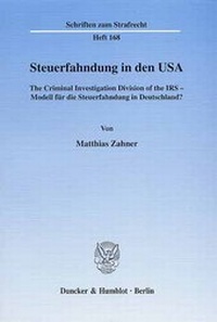 Abbildung von: Steuerfahndung in den USA. - Duncker & Humblot
