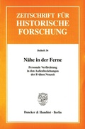 Cover: N&auml;he in der Ferne. - Duncker & Humblot