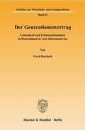 Cover: Der Generationenvertrag. - Duncker & Humblot