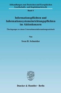 Abbildung von: Informationspflichten und Informationssystemeinrichtungspflichten im Aktienkonzern. - Duncker & Humblot