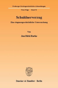 Abbildung von: Schuldnerverzug. - Duncker & Humblot