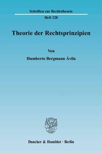 Abbildung von: Theorie der Rechtsprinzipien. - Duncker & Humblot
