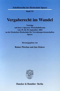 Abbildung von: Vergaberecht im Wandel. - Duncker & Humblot