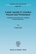 Bild: Lokale Agenda 21 zwischen Wunsch und Wirklichkeit. - Duncker & Humblot