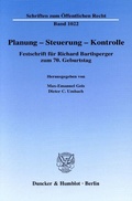 Cover: Planung - Steuerung - Kontrolle. - Duncker & Humblot