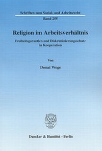 Abbildung von: Religion im Arbeitsverhältnis. - Duncker & Humblot