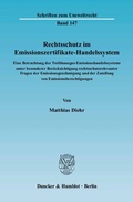 Bild: Rechtsschutz im Emissionszertifikate-Handelssystem. - Duncker & Humblot