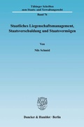 Cover: Staatliches Liegenschaftsmanagement, Staatsverschuldung und Staatsverm&ouml;gen. - Duncker & Humblot
