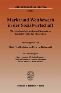 Abbildung von: Markt und Wettbewerb in der Sozialwirtschaft. - Duncker & Humblot