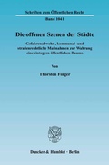 Bild: Die offenen Szenen der Städte. - Duncker & Humblot