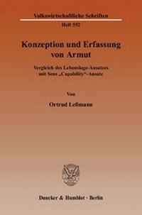 Abbildung von: Konzeption und Erfassung von Armut. - Duncker & Humblot