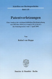 Abbildung von: Patentverletzungen. - Duncker & Humblot