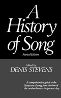 Cover: A History of Song - WW Norton & Co