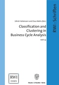 Cover: Classification and Clustering in Business Cycle Analysis. - Duncker & Humblot