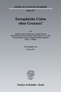 Cover: Europ&auml;ische Union ohne Grenzen? - Duncker & Humblot