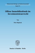 Cover: Offene Immobilienfonds im Investmentsteuerrecht. - Duncker & Humblot