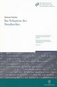 Abbildung von: Im Schatten des Strafrechts. - Duncker & Humblot