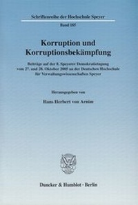 Abbildung von: Korruption und Korruptionsbekämpfung - fibre