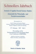 Cover: Proceedings of the 7th International Socio-Economic Panel User Conference (SOEP2006). - Duncker & Humblot