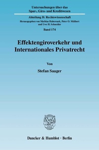 Abbildung von: Effektengiroverkehr und Internationales Privatrecht. - Duncker & Humblot