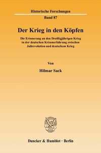 Enlarge image Cover: Der Krieg in den Köpfen. - Duncker & Humblot