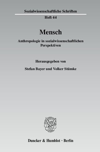 Enlarge image Cover: Mensch. - Duncker & Humblot