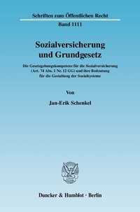 Abbildung von: Sozialversicherung und Grundgesetz. - Duncker & Humblot