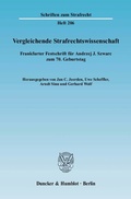 Cover: Vergleichende Strafrechtswissenschaft. - Duncker & Humblot