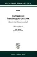Cover: Europ&auml;ische Forschungsperspektiven. - Duncker & Humblot
