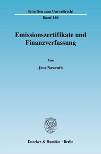 Bild: Emissionszertifikate und Finanzverfassung. - Duncker & Humblot