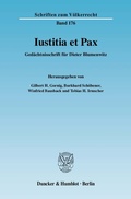 Cover: Iustitia et Pax. - Duncker & Humblot