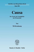 Cover: Causa. - Duncker & Humblot