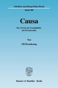 Abbildung von: Causa. - Duncker & Humblot