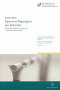 Cover: Sperrverf&uuml;gungen im Internet. - Duncker & Humblot