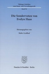 Abbildung von: Die Sondervoten von Evelyn Haas - fibre