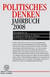 Abbildung von: Politisches Denken. Jahrbuch 2008. - Duncker & Humblot