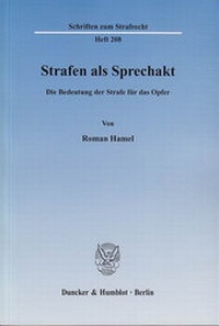 Abbildung von: Strafen als Sprechakt. - Duncker & Humblot