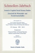 Cover: Symposium "Financial Risks of Natural Hazards: Markets and the Role of the State". - Duncker & Humblot