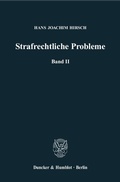 Cover: Strafrechtliche Probleme. - Duncker & Humblot