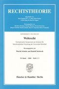 Cover: Weltrecht. - Duncker & Humblot