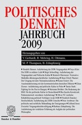 Cover: Politisches Denken. Jahrbuch 2009. - Duncker & Humblot