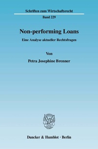 Abbildung von: Non-performing Loans. - Duncker & Humblot
