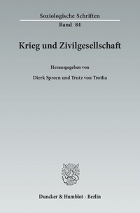 Enlarge image Cover: Krieg und Zivilgesellschaft. - Duncker & Humblot
