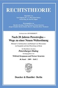 Cover: Nach 20 Jahren Perestrojka - Wege zu einer Neuen Weltordnung. - Duncker & Humblot