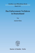 Cover: Das Enforcement-Verfahren in Deutschland. - Duncker & Humblot