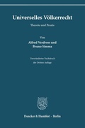 Cover: Universelles V&ouml;lkerrecht. - Duncker & Humblot
