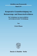 Cover: Kooperative Gesamtbereinigung von Besteuerungs- und Steuerstrafverfahren. - Duncker & Humblot