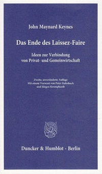 Abbildung von: Das Ende des Laissez-Faire. - Duncker & Humblot