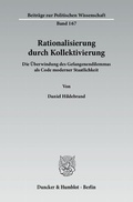Cover: Rationalisierung durch Kollektivierung. - Duncker & Humblot