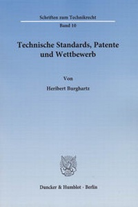 Abbildung von: Technische Standards, Patente und Wettbewerb. - Duncker & Humblot
